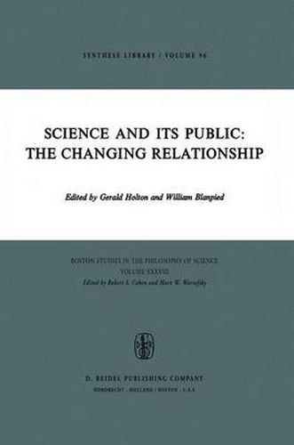 Cover image for Science and Its Public: The Changing Relationship