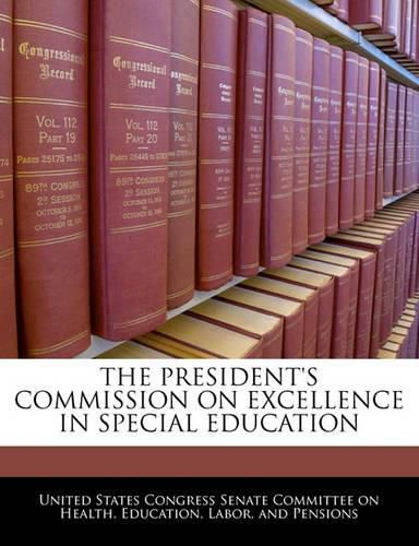Cover image for The President's Commission on Excellence in Special Education