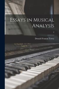 Cover image for Essays in Musical Analysis; 2