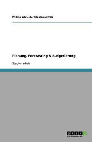 Cover image for Planung, Forecasting & Budgetierung