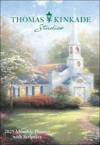 Cover image for Thomas Kinkade Studios 12-Month 2025 Monthly Pocket Planner Calendar with Scripture