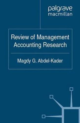 Cover image for Review of Management Accounting Research