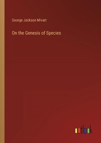 Cover image for On the Genesis of Species