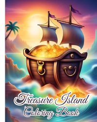 Cover image for Treasure Island Coloring Book