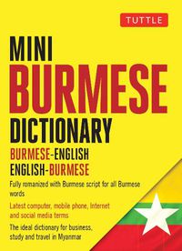 Cover image for Mini Burmese Dictionary: Burmese-English / English-Burmese