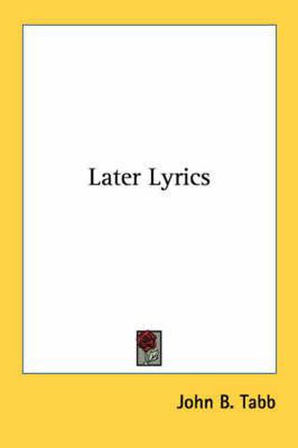 Cover image for Later Lyrics