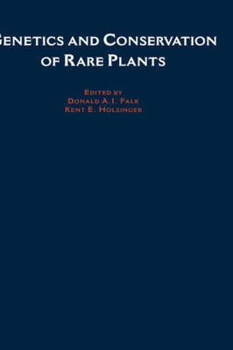 Cover image for Genetics and Conservation of Rare Plants