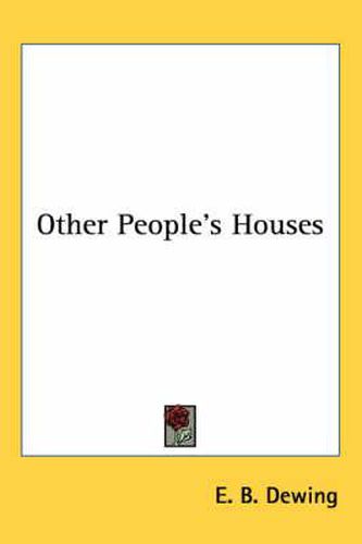 Cover image for Other People's Houses