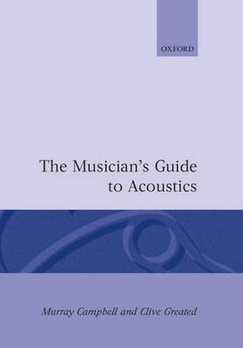 Cover image for The Musician's Guide to Acoustics