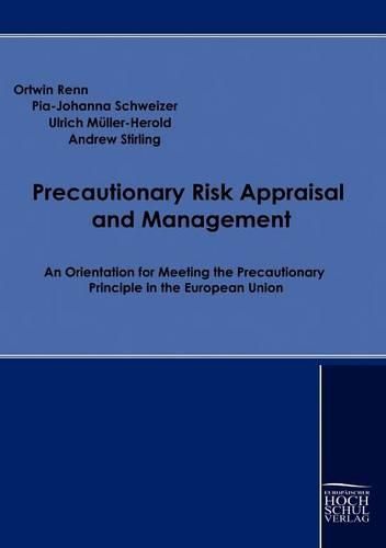 Cover image for Precautionary Risk Appraisal and Management