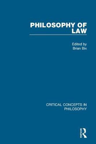 Cover image for Philosophy of Law