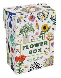 Cover image for Flower Box: 100 Postcards by 10 artists