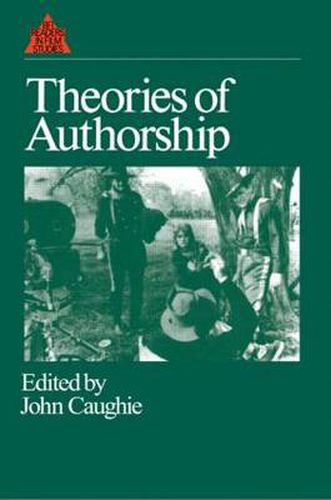 Cover image for Theories of Authorship: A Reader