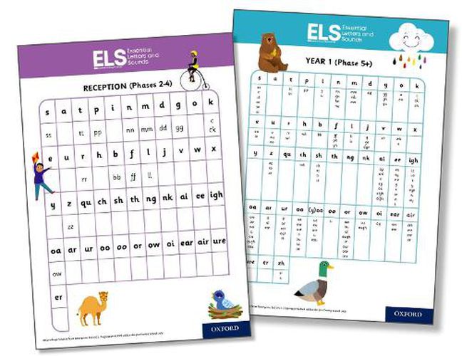 Cover image for Essential Letters and Sounds: Essential Letters and Sounds: Spelling Poster: Pack of 2
