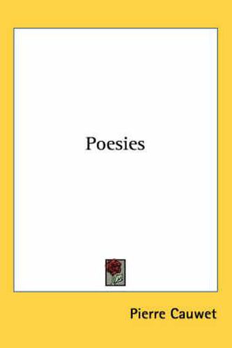 Cover image for Poesies