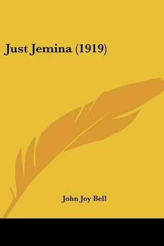 Cover image for Just Jemina (1919)