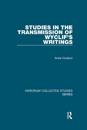 Cover image for Studies in the Transmission of Wyclif's Writings