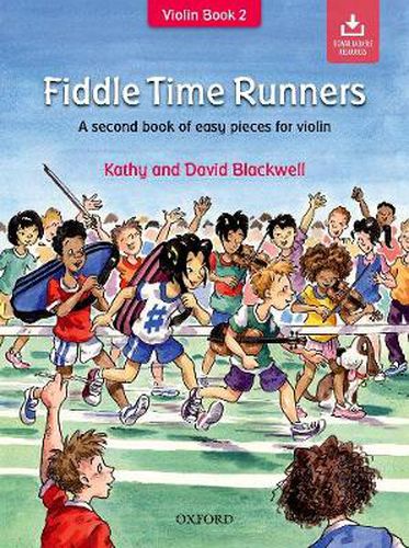 Cover image for Fiddle Time Runners - Revised Version: A Second Book of Easy Pieces for Violin