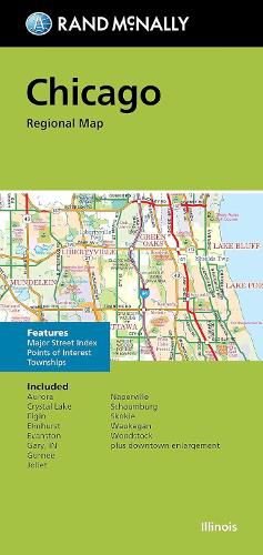 Cover image for Rand McNally Folded Map: Chicago Regional Map
