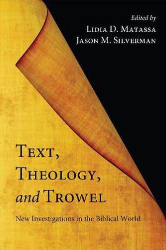 Text, Theology, and Trowel: New Investigations in the Biblical World