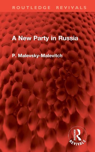 Cover image for A New Party in Russia