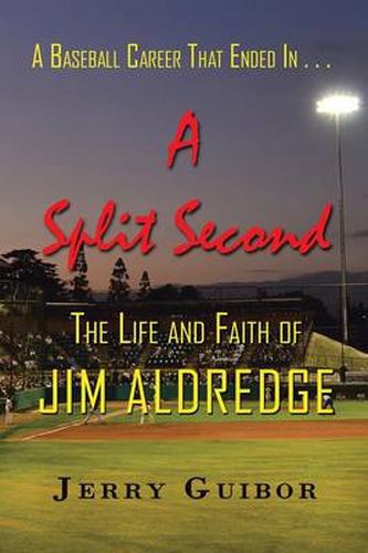 Cover image for A Baseball Career That Ended in ... A Split Second: The Life and Faith of Jim Aldredge