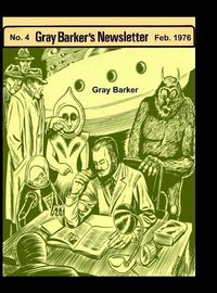 Cover image for Gray Baker's Newsletter No. 4, Feb. 1976