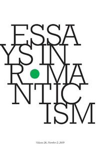 Cover image for Essays in Romanticism, Volume 26.2 2019