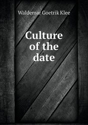 Cover image for Culture of the date