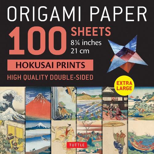 Cover image for Origami Paper 100 sheets Hokusai Prints 8 1/4" (21 cm)