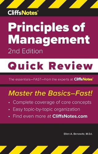 Cover image for CliffsNotes Principles of Management