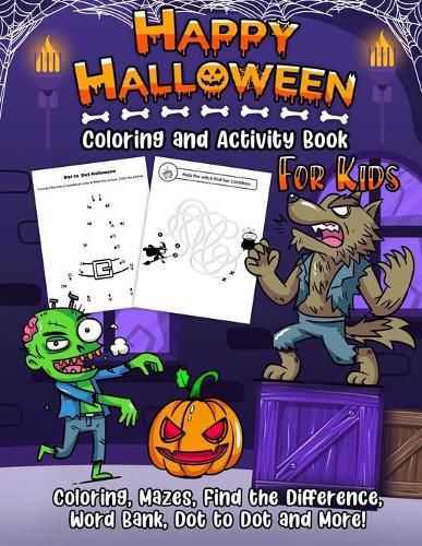 Coloring and Activity Book - Halloween Edition