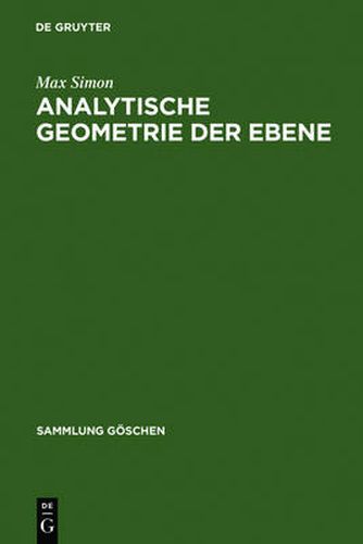 Cover image for Analytische Geometrie der Ebene