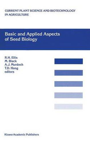 Cover image for Basic and Applied Aspects of Seed Biology: Proceedings of the Fifth International Workshop on Seeds, Reading, 1995