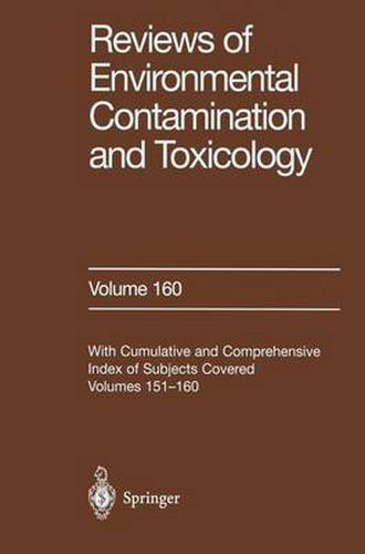 Cover image for Reviews of Environmental Contamination and Toxicology: Continuation of Residue Reviews