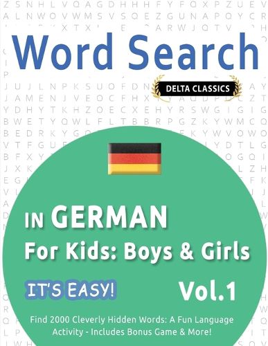 Cover image for Word Search in German for Kids