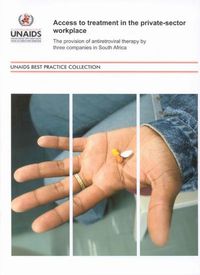 Cover image for Access to Treatment in the Private-Sector Workplace: The Provision of Antiretroviral Therapy by Three Companies in South Africa