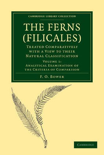 Cover image for The Ferns (Filicales): Volume 1, Analytical Examination of the Criteria of Comparison: Treated Comparatively with a View to their Natural Classification