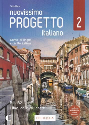 Cover image for Nuovissimo Progetto italiano: Libro dello studente + DVD + codice i-d-e-e 2 (B1-