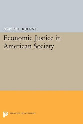 Cover image for Economic Justice in American Society