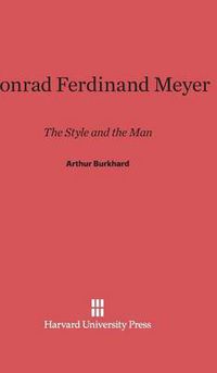 Cover image for Conrad Ferdinand Meyer