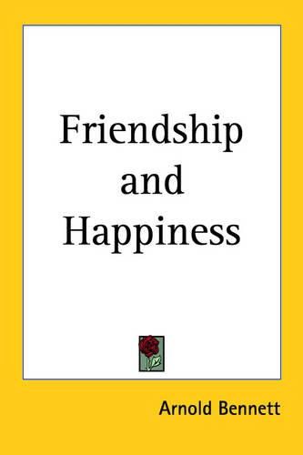Cover image for Friendship and Happiness