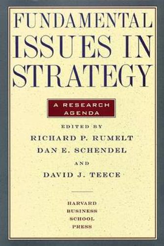 Cover image for Fundamental Issues in Strategy: A Research Agenda
