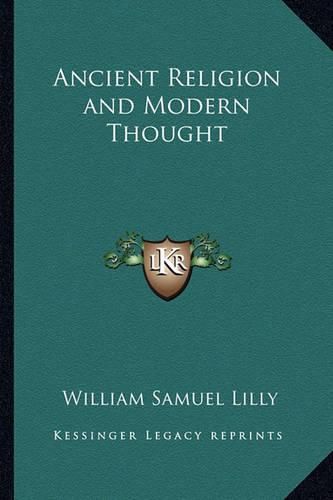Cover image for Ancient Religion and Modern Thought
