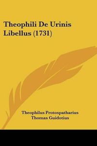 Cover image for Theophili de Urinis Libellus (1731)