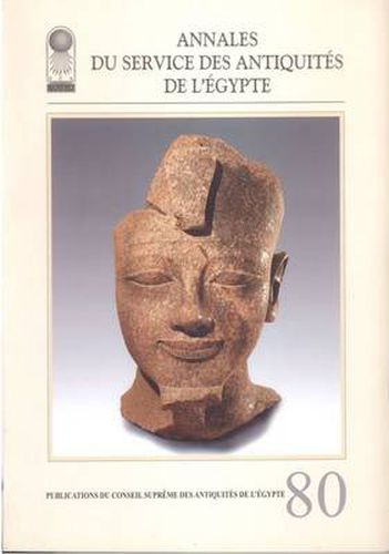 Cover image for Annales Du Service Des Antiquites De L'Egypte