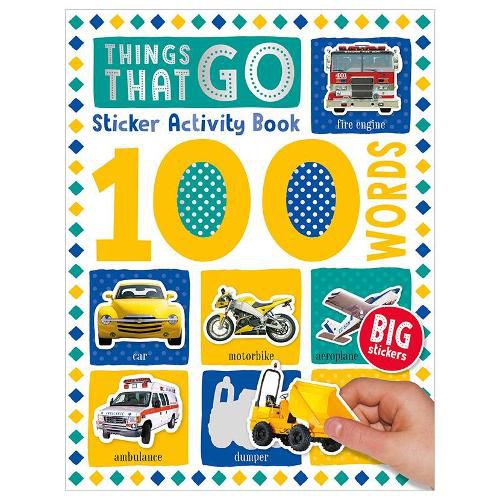 100 Things That Go Words Sticker Activity