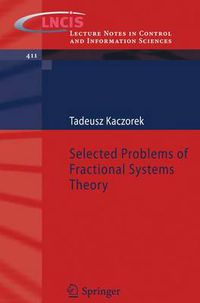 Cover image for Selected Problems of Fractional Systems Theory