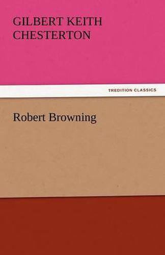 Cover image for Robert Browning