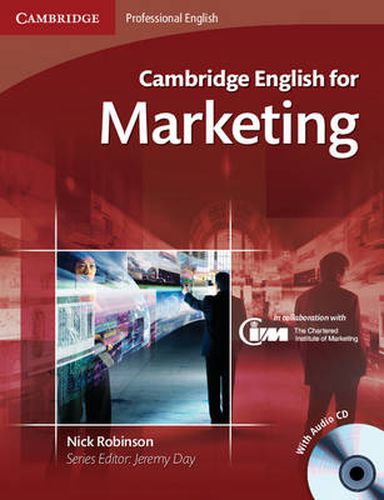 Cover image for Cambridge English for Marketing Student's Book with Audio CD